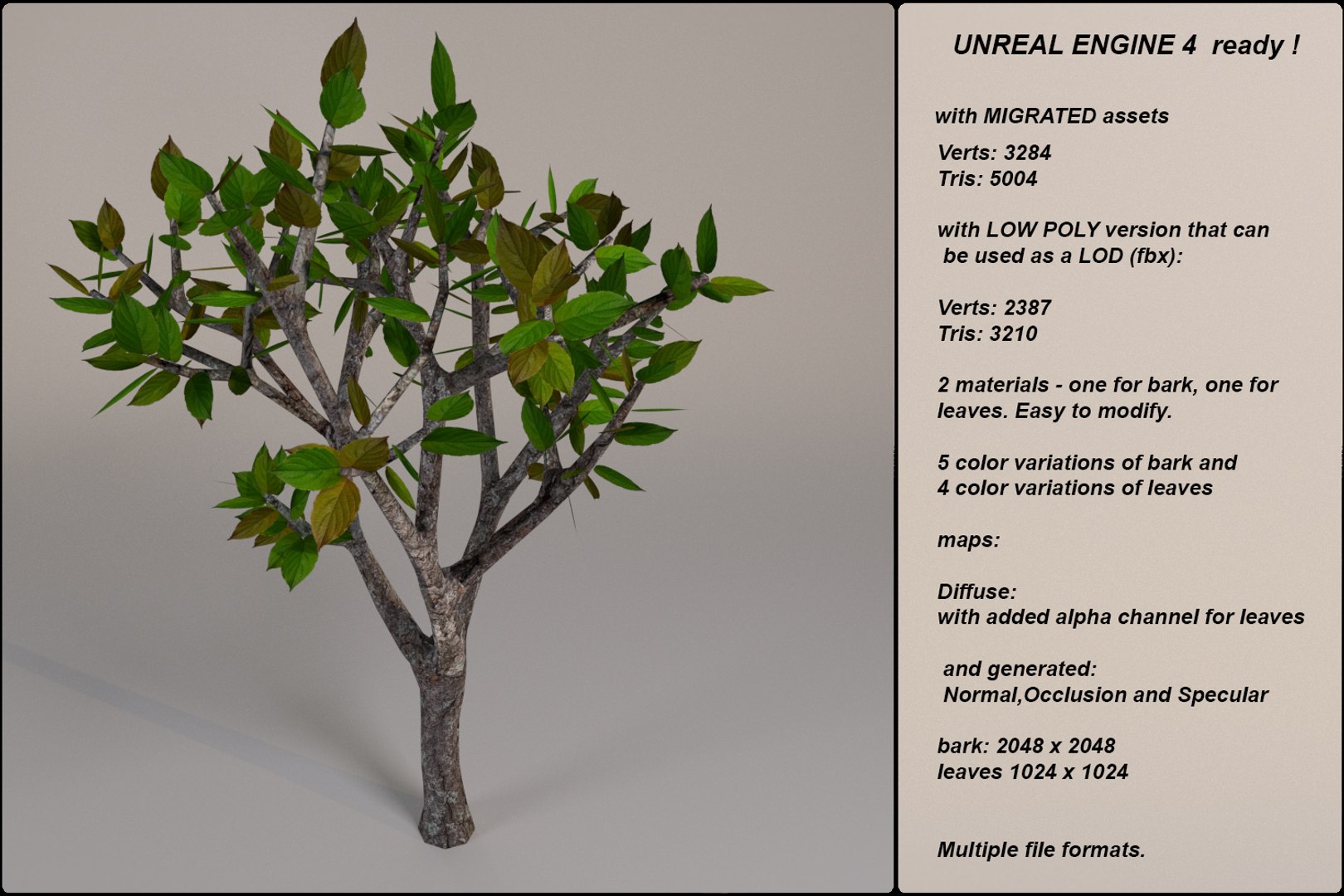 Fantasy Tree 10 3d Model