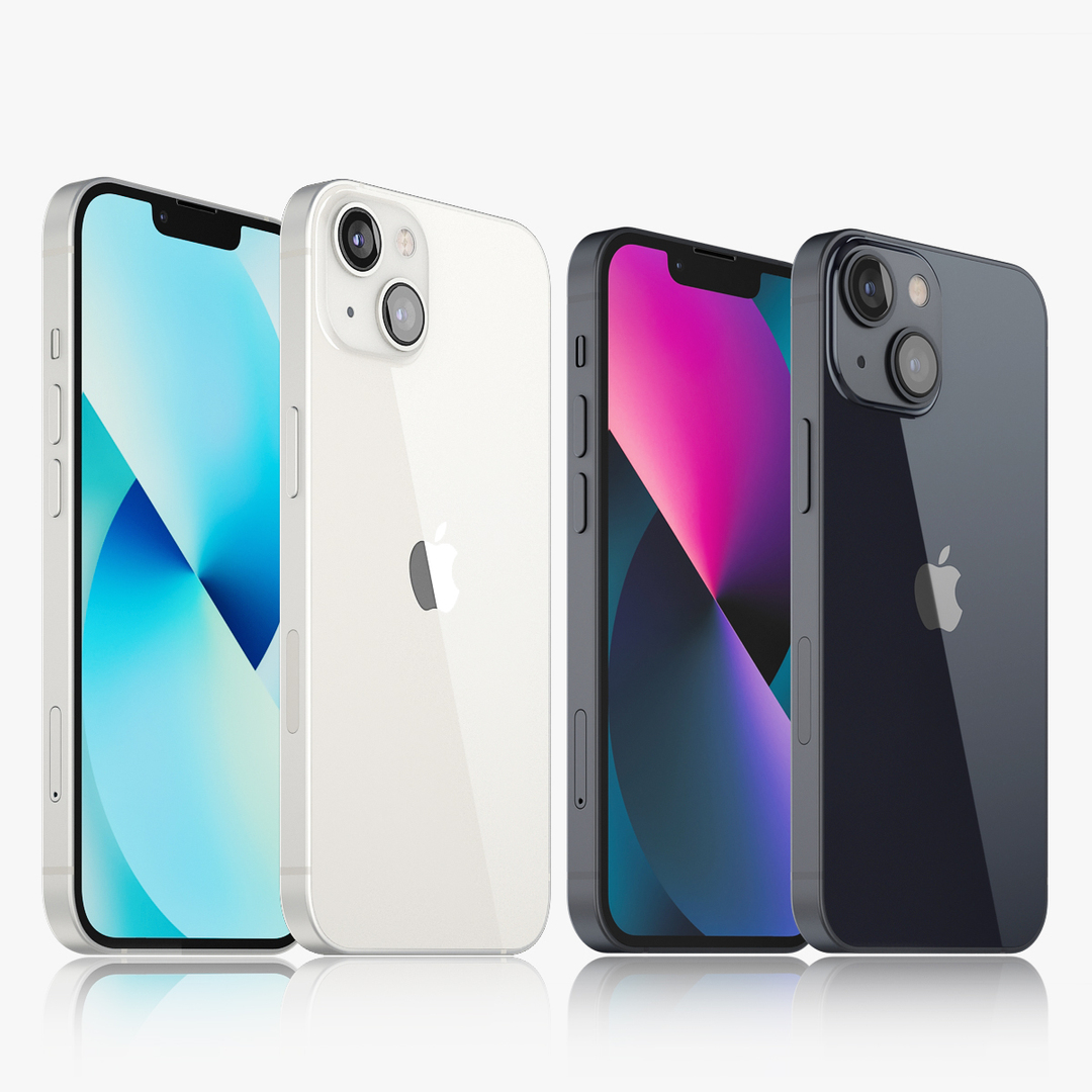 3D Apple iPhone 13 and 13 mini model - TurboSquid 1791557