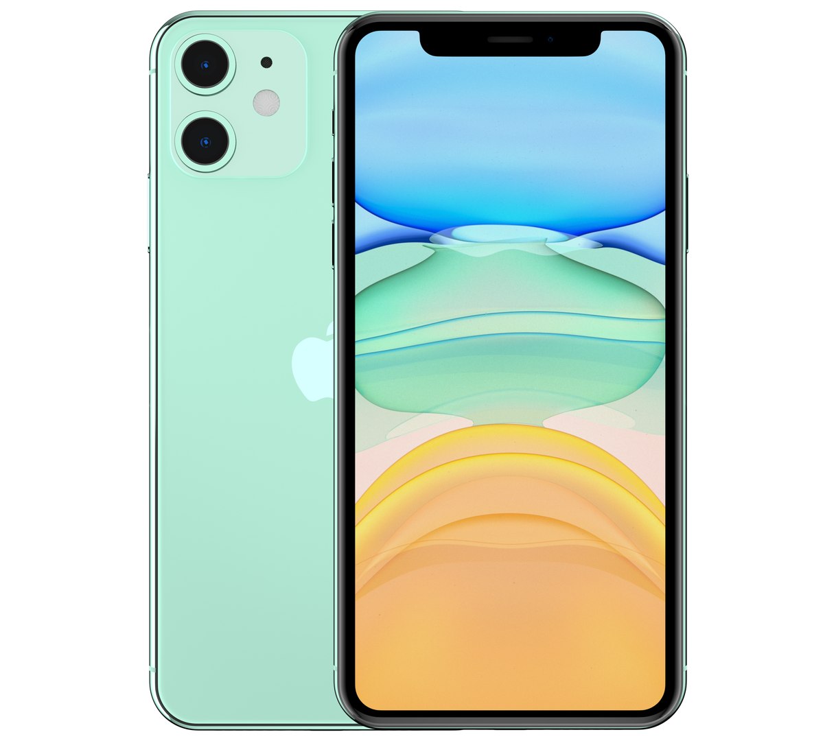 3D apple iphone 11 green - TurboSquid 1662828