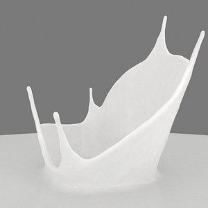3D Liquid crown Splash Realflow