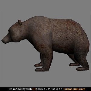 3d 3ds bear 814 triangles