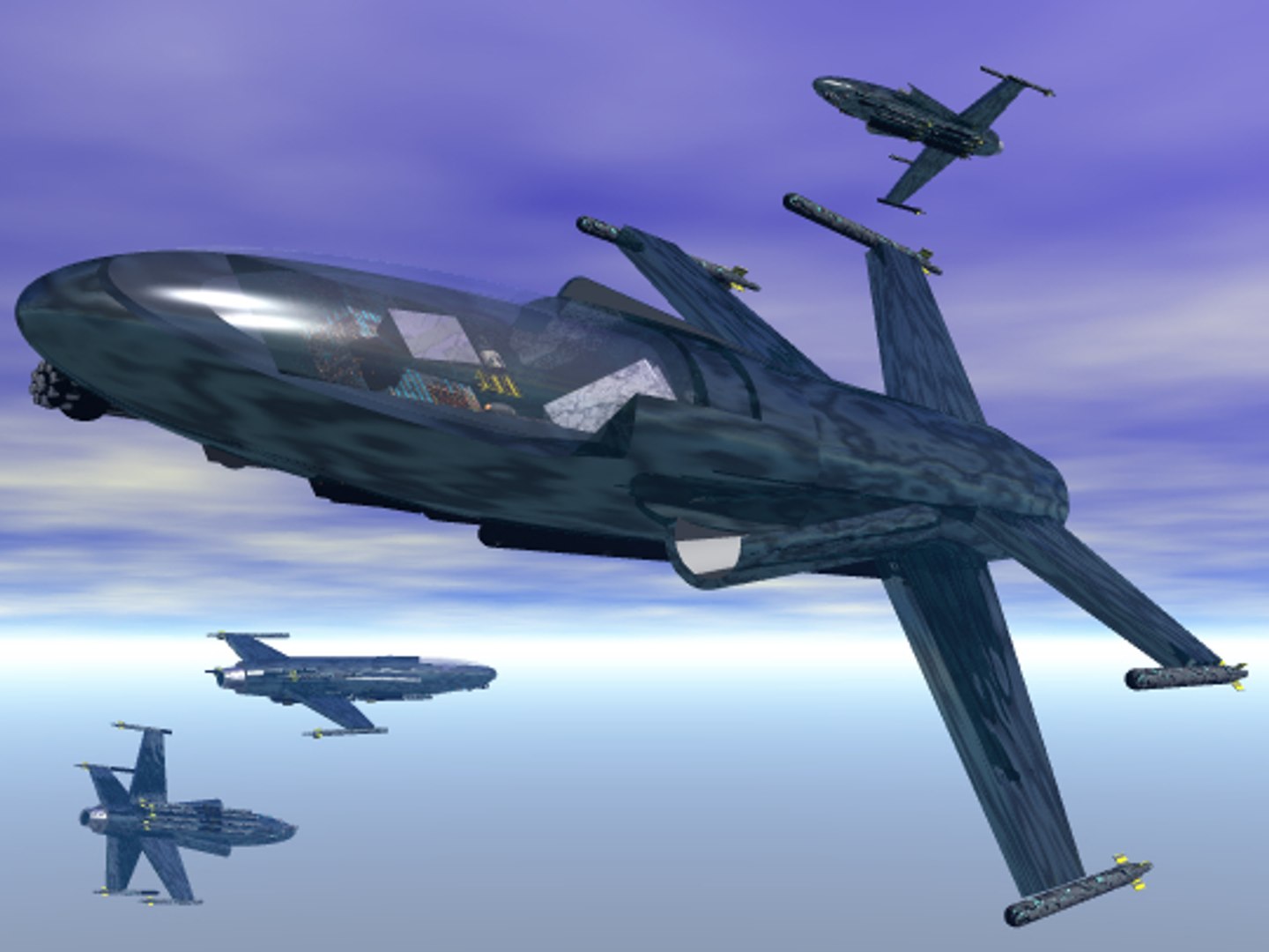 Fast Jet 3d Model