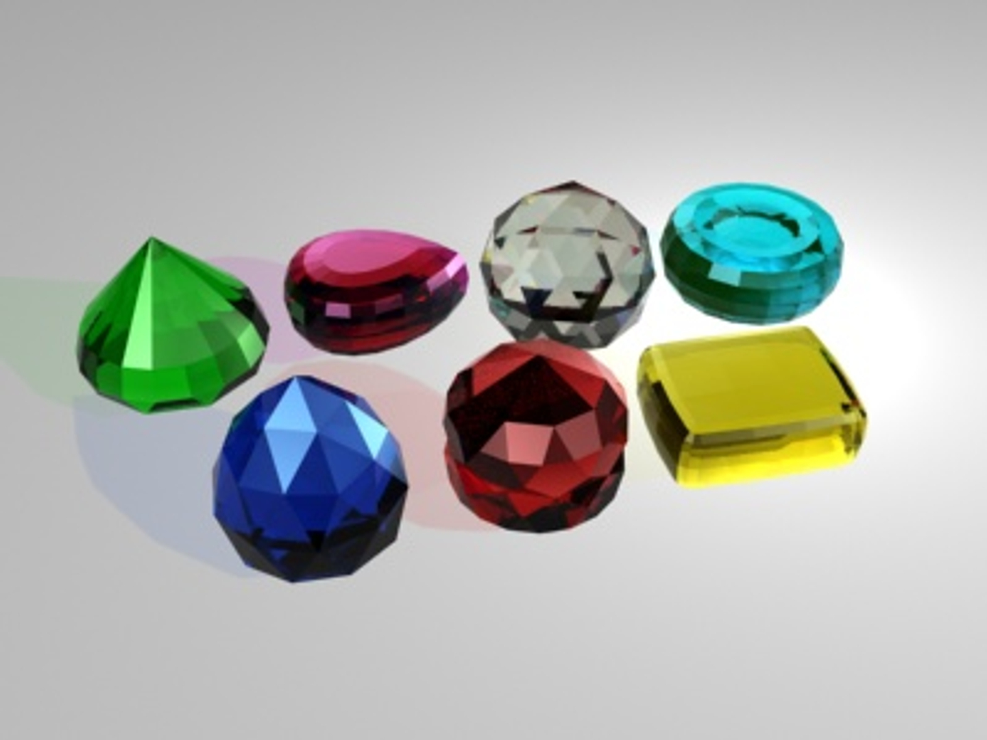 3d gems caustics model