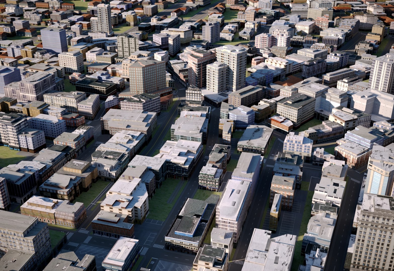 City Cityscape Model - TurboSquid 1438730