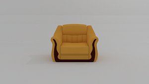 3D chair armchair model