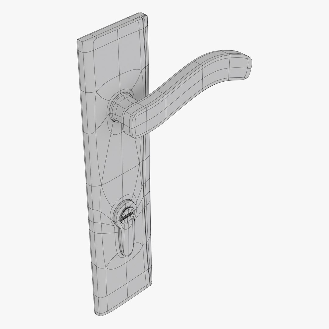 Door Lock 3d Obj