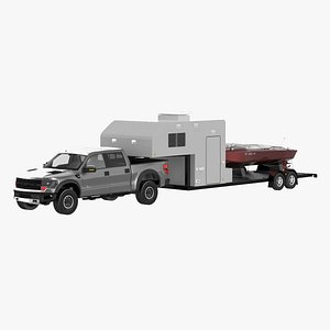 Lowboy Camper & Pickup