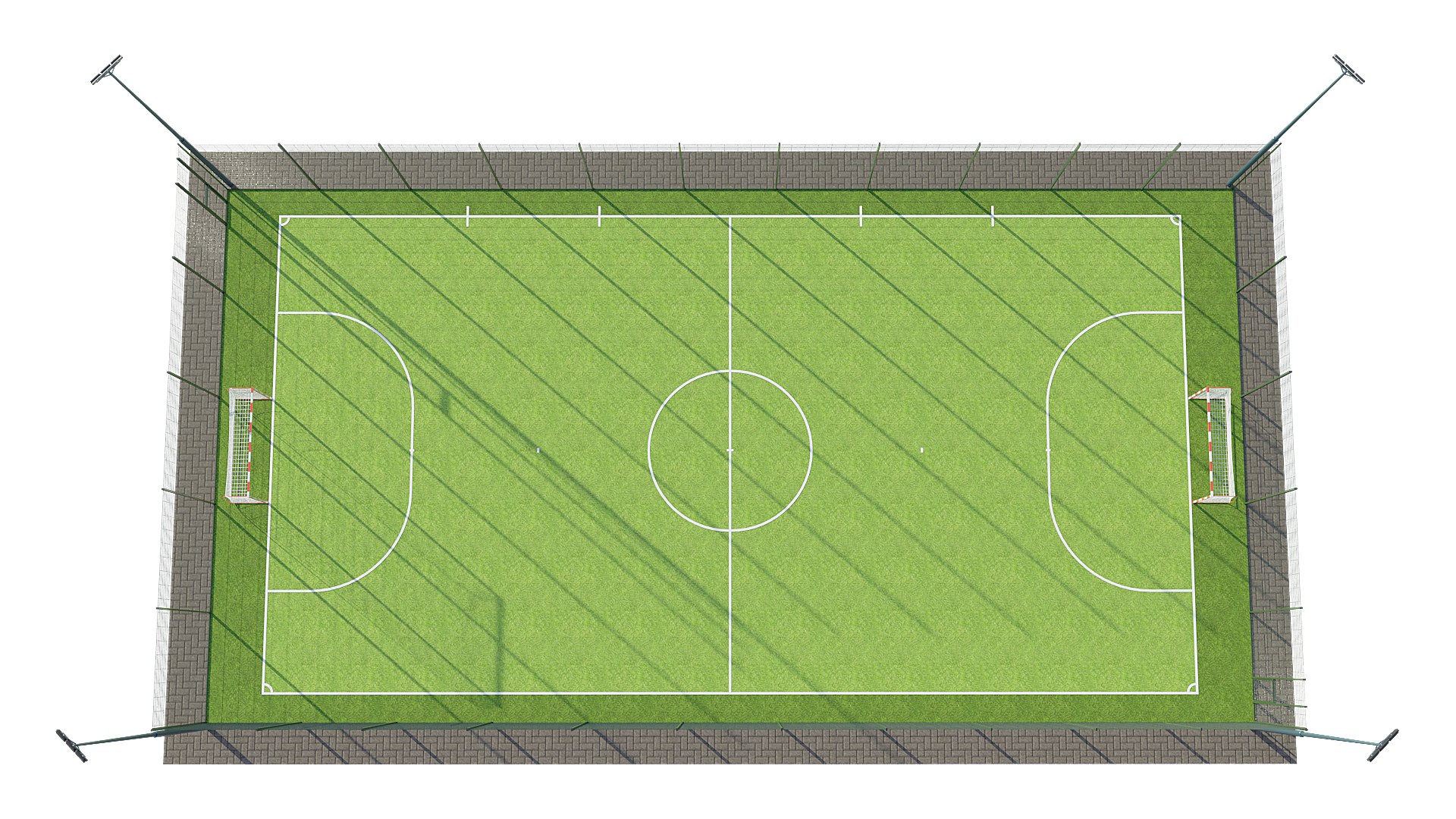 Premium Vector | Soccer field vector, football ground for soccer sport  infographics. football stadium with green