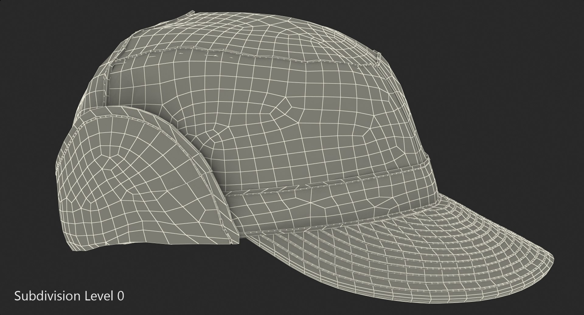 3D model field hat camo - TurboSquid 1380923