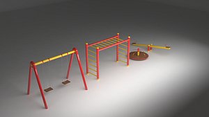 3D furniture parks model