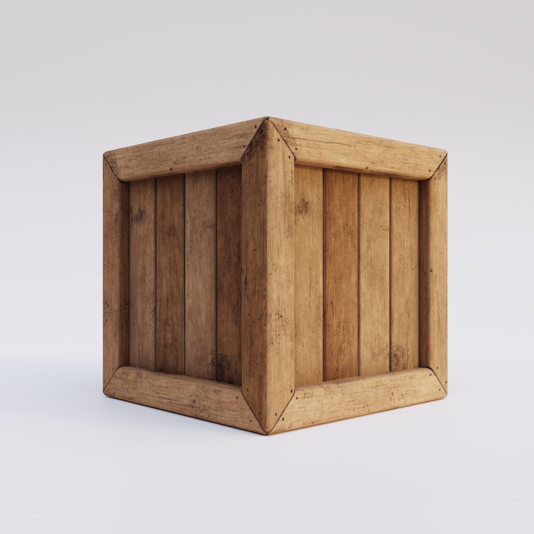 Wooden Box Low Poly 3D Model 3D Model - TurboSquid 1770255