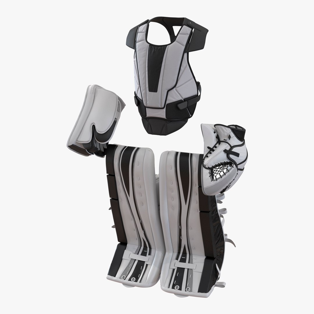 Hockey Goalie Protection Kit Generic 3D Model 3D model preview