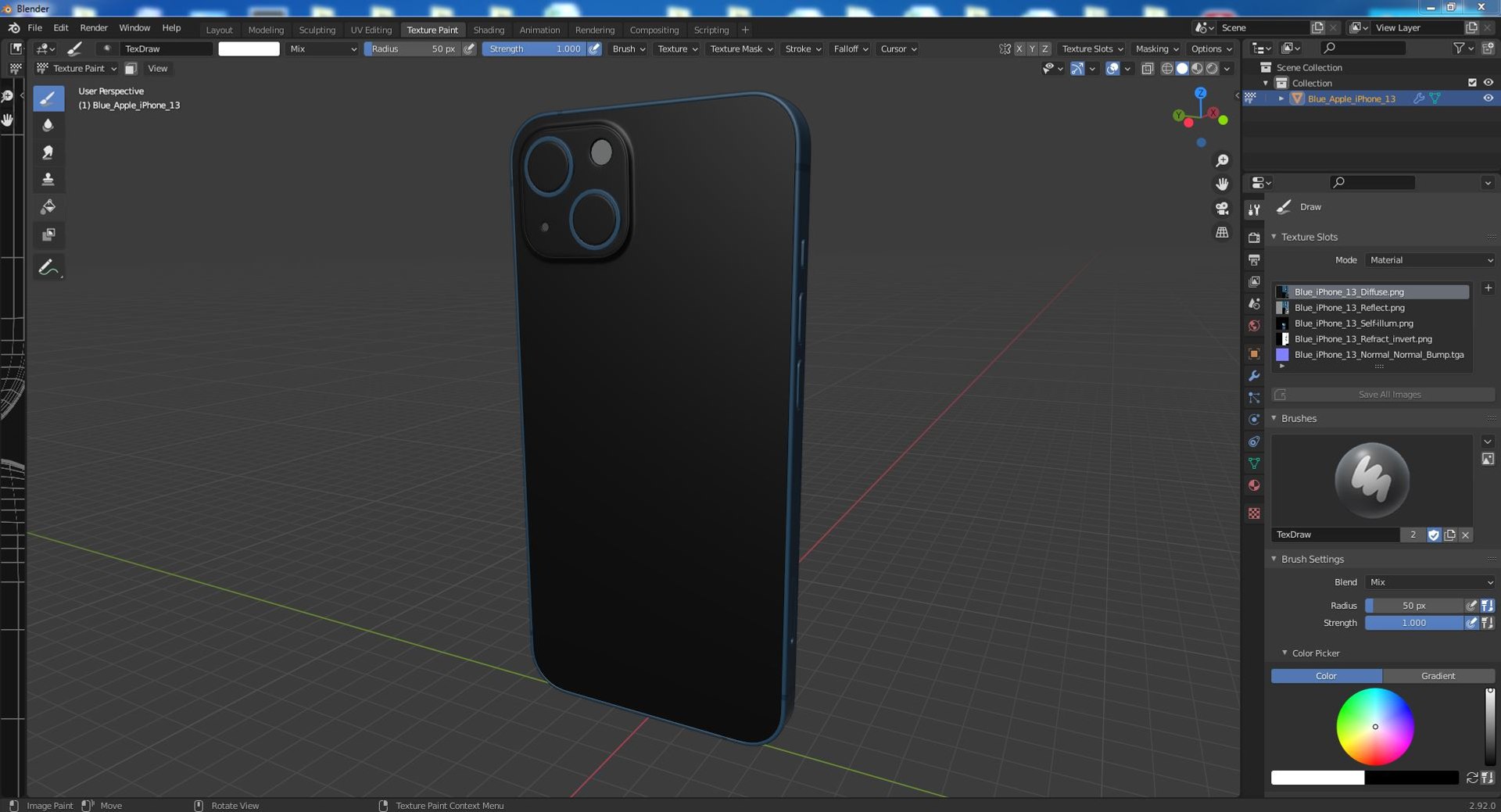 3D Blue Apple iPhone 13 https://p.turbosquid.com/ts-thumb/b9/RJ0Qrt/JG/blueappleiphone133dmodel021/jpg/1638877209/1920x1080/fit_q87/93073d69ef09a938ae5d2df60e8db69814393e8b/blueappleiphone133dmodel021.jpg