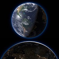 Realistic Earth 43K Volumetric Dynamic Day-Night System for Blender