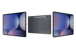 3D Samsung Galaxy Tab S10 Ultra Gray Low Poly model