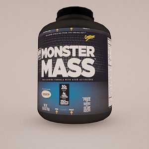 3d monster mass model