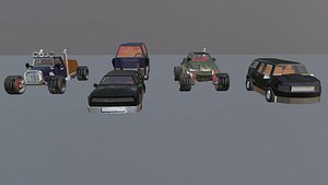 Car low poly p2 model