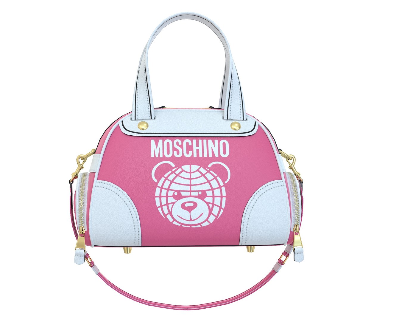Moschino Teddy Bear Bowling Bag 3D model TurboSquid 2163960
