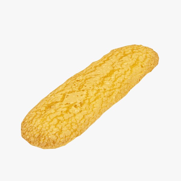 Ladyfinger Biscuit - Real-Time 3D Scanned 3D model