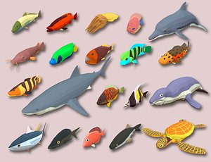 fish cartoon games 3D