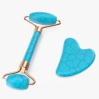 Gua Sha Face Lifting Massager Tools Turquoise