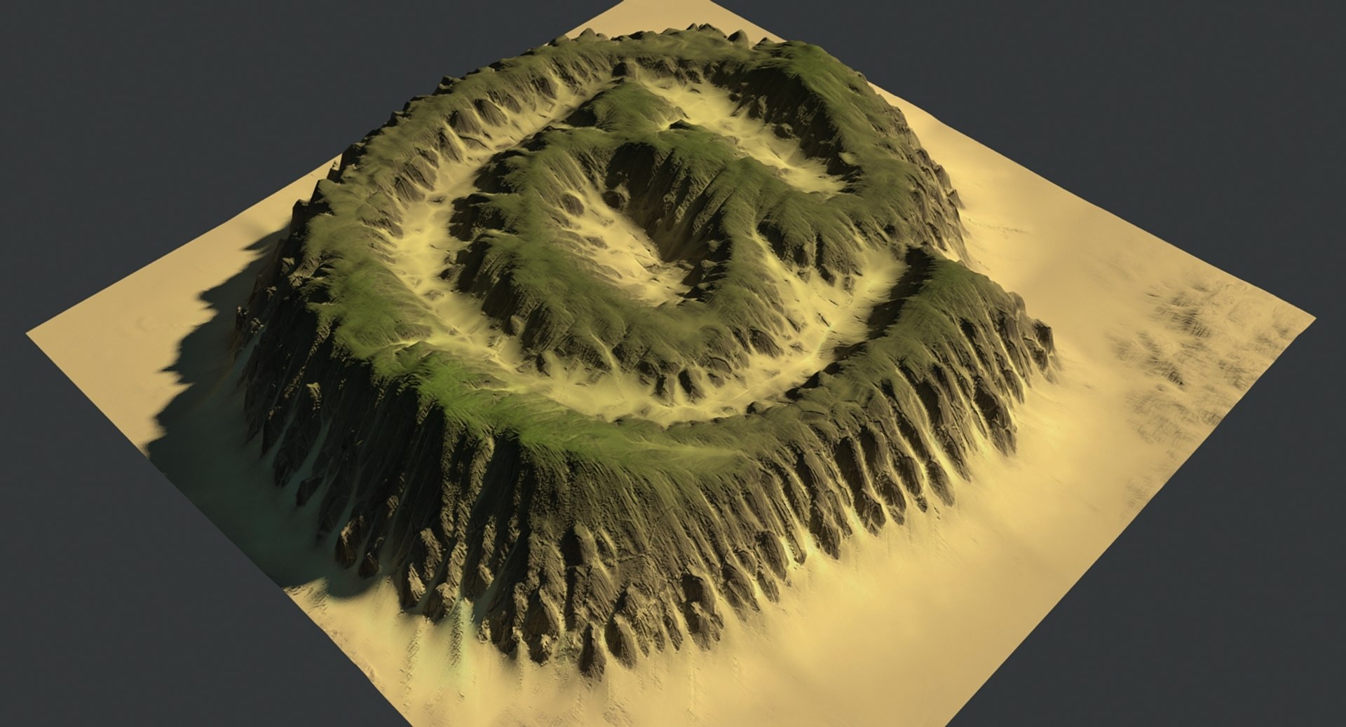 Sign Terrain 3D - TurboSquid 1168600