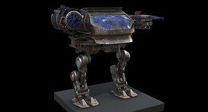 sci fi mecha 3D model