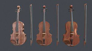 Violin pbr Game Ready