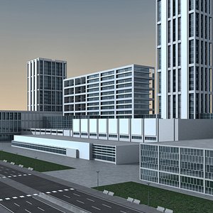 Modern City 10 3D model