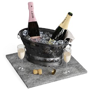 Realistic Moet Chandon 3D Model $19 - .3ds .blend .dae .fbx .obj .max -  Free3D