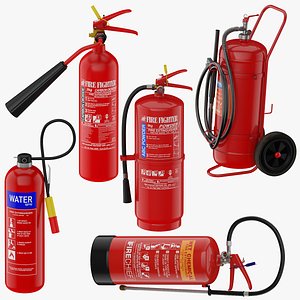5 Fire Extinguishers Collection