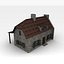 Старый дом LowPoly