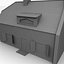 Старый дом LowPoly