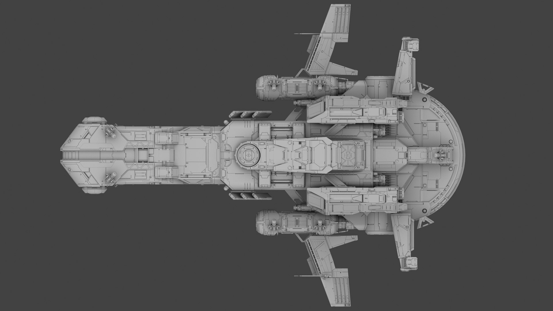 Capital Ship 3D - TurboSquid 1335903