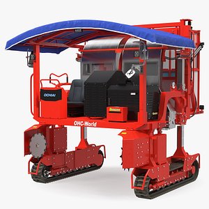 Self Propelled Tea Harvester Ochiai OHC-W Rigged