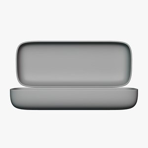 Glasses Case - Geometry Only No Textures No Materials 3D model