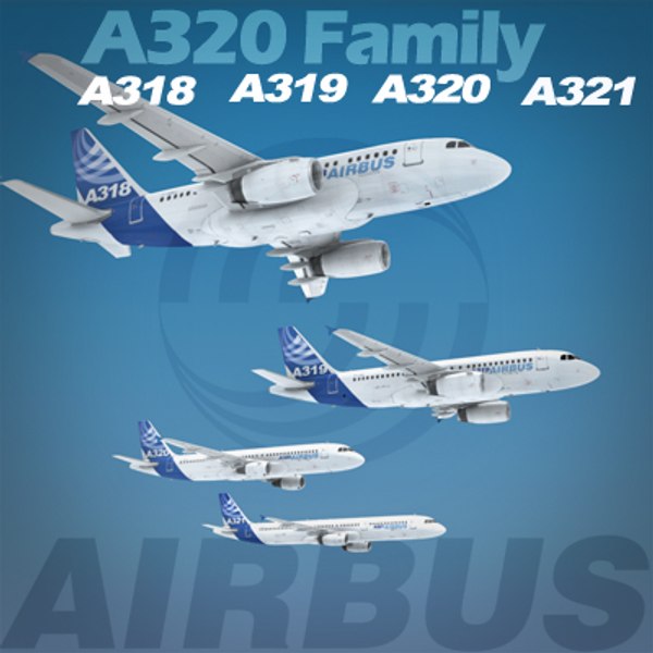 Airbus A319 3d Model