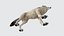 Grauer Wolf Tierfigur 3D Modell druckfertig