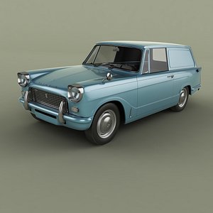 1962 triumph herald courier 3D model