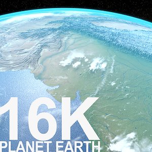 earth clouds 3D model