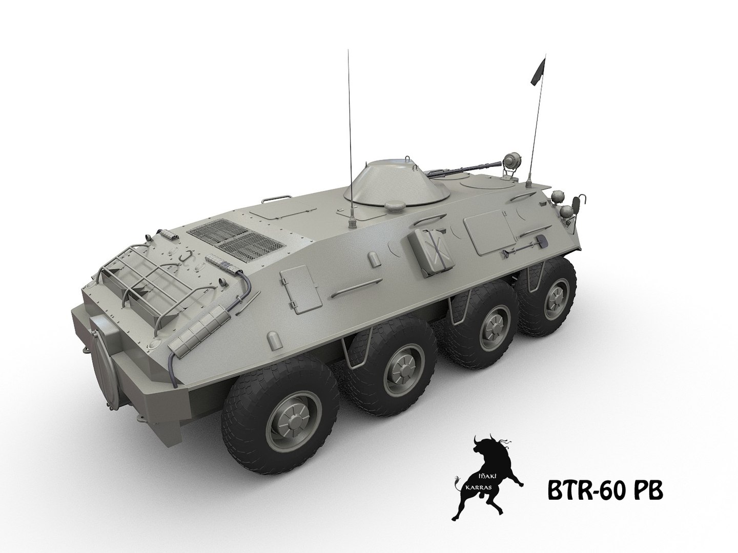 Btr Tank 3d Model