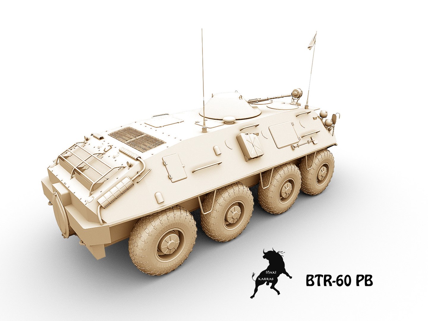 Btr Tank 3d Model