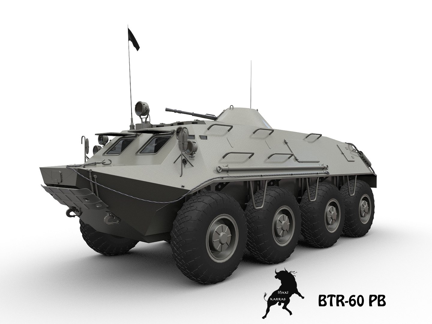 Btr Tank 3d Model