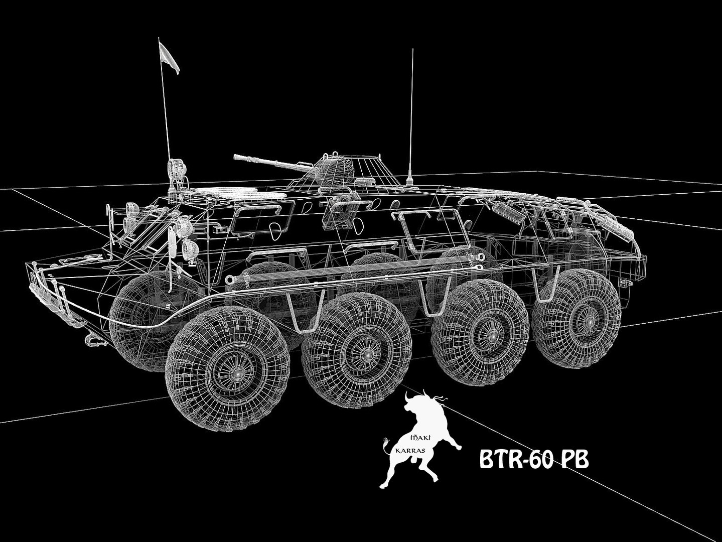 Btr Tank 3d Model