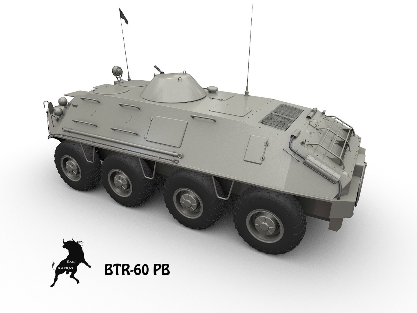 Btr Tank 3d Model