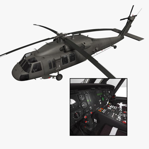 purchase uh-60 blackhawk helicopter 3d model