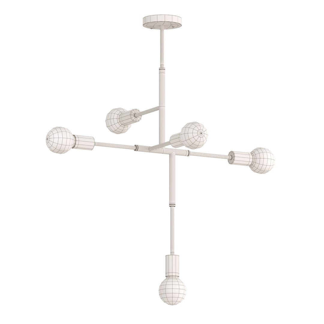 3D Model Atomium Chandelier - TurboSquid 1955411