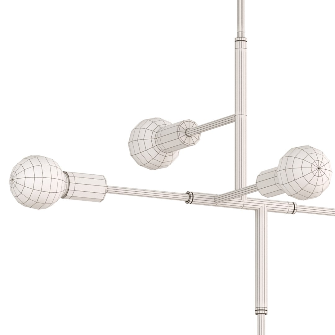 3D Model Atomium Chandelier - TurboSquid 1955411