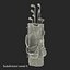 golf bag clubs 3d model