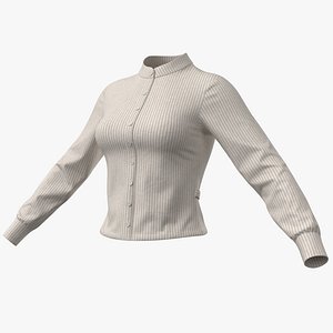 Blouse Female PBR 3D model